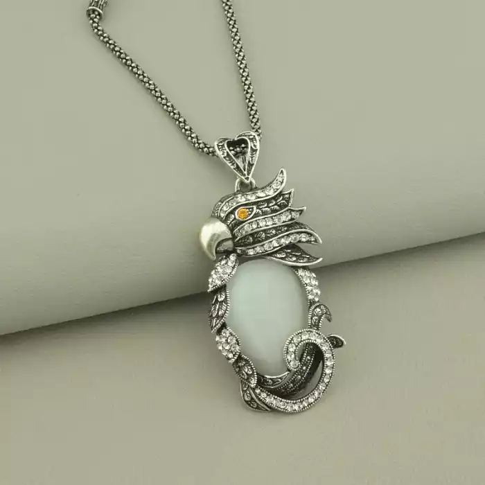 🏷️️ Підвіска Abella Котяче око, Фіаніт 75 см (родій) ss_103017