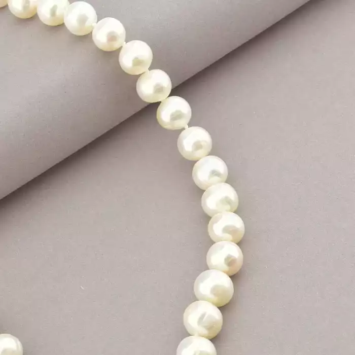 🏷️️ Намисто з перлин срібло (925 проба) 50 см. ss_91126