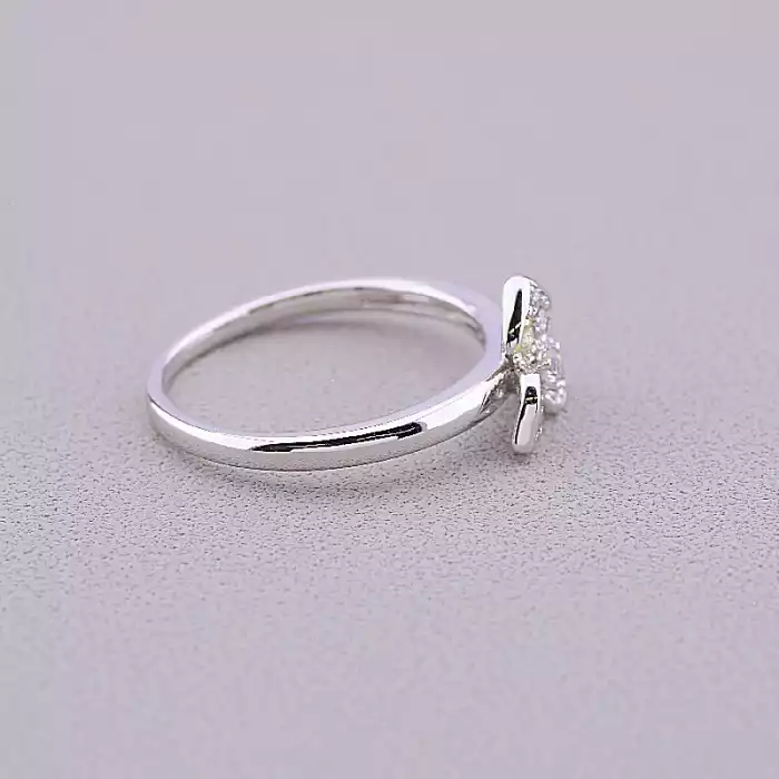 🏷️️ Каблучка Xuping Фіаніт (родій) ss_60609