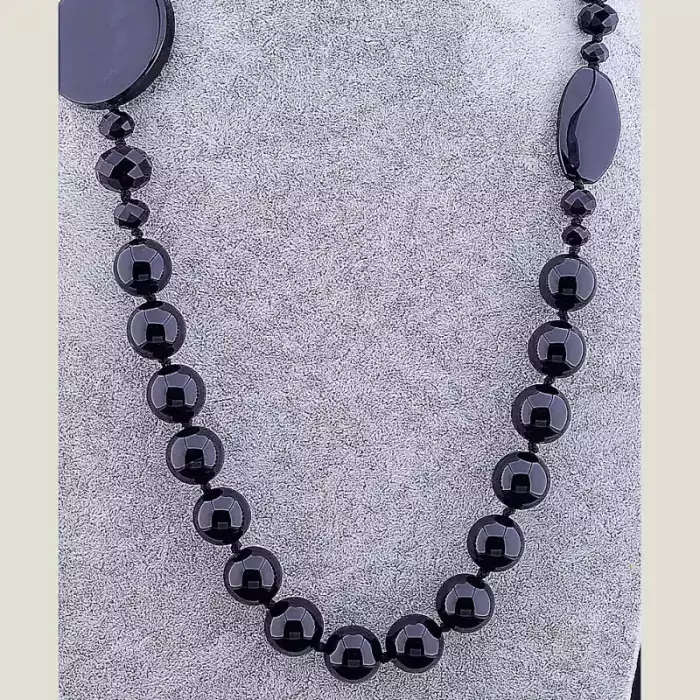 🏷️️ Намисто Агат 80 см ss_13561