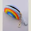 🏷️️ Брелок Сумочка райдуга екошкіра F-35540