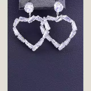 Сережки пусети FJ Фіаніт