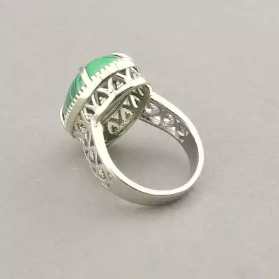 🏷️️ Перстень Малахіт Pataya F-91436