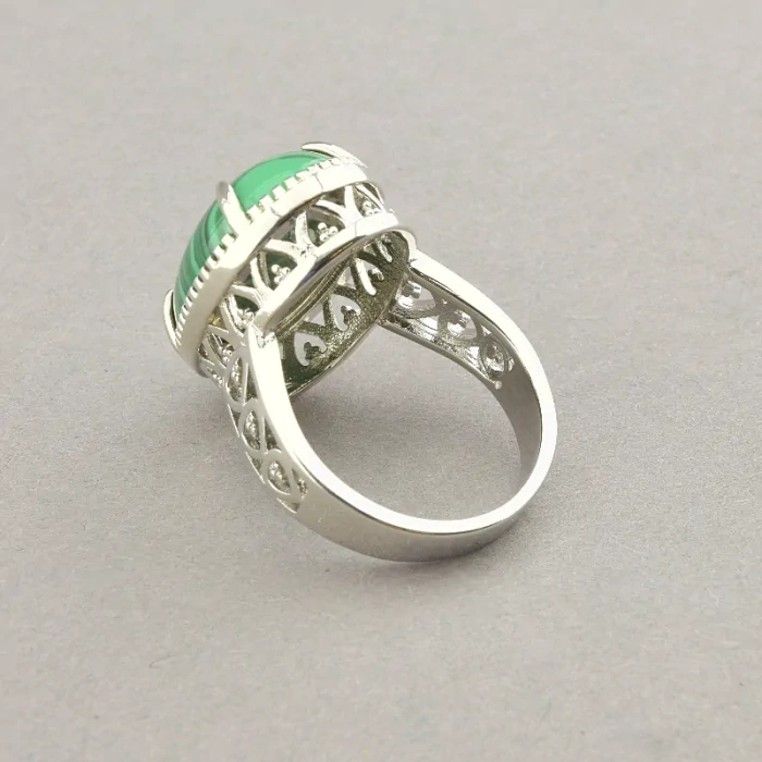 🏷️️ Перстень Малахіт Pataya ss_76191