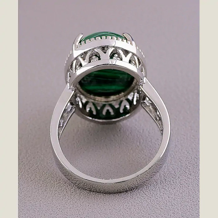 🏷️️ Перстень Малахіт Pataya ss_76191