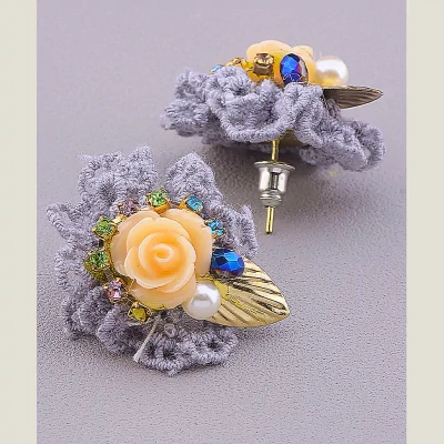 Сережки Hand Made полімерна глина