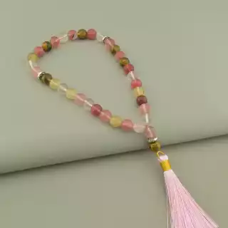 Чотки з каменю Халцедон