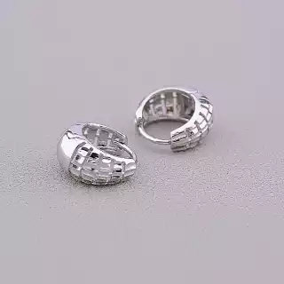 Сережки-кільця Xuping (родій)