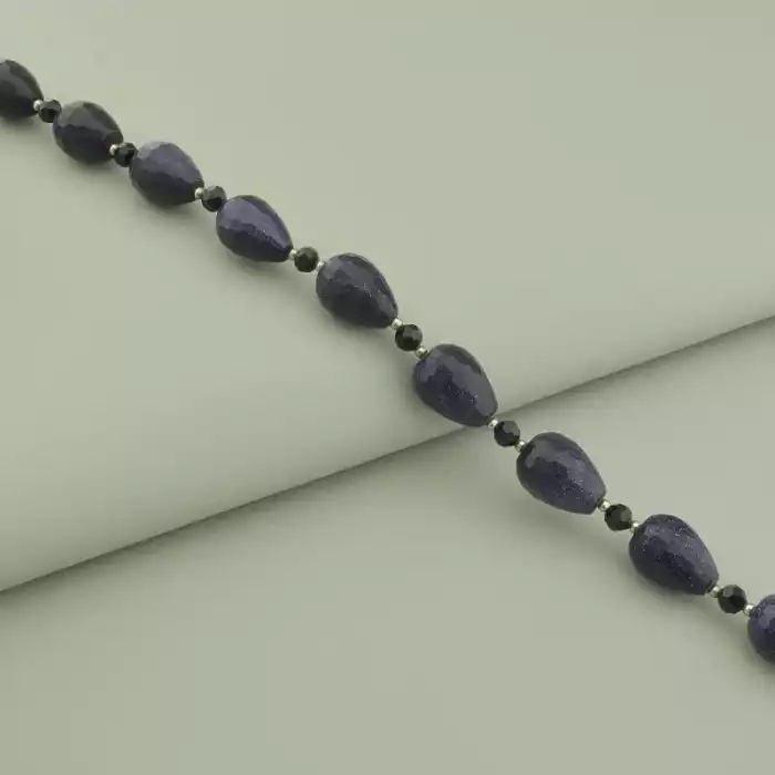 🏷️️ Намисто Каїрська ніч 51 см. ss_95967