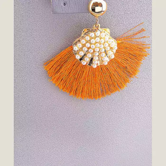 🏷️️ Сережки пусети Перли Нитки FJ ss_68025