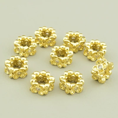 Вставка Фіаніт 8х4,5мм.(позолота 18к (лимонна))