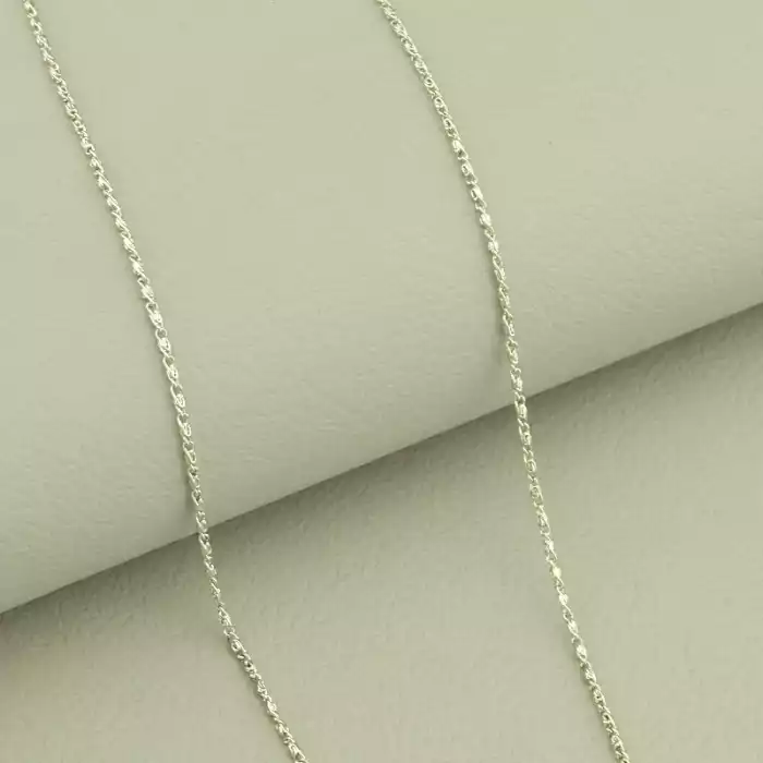 🏷️️ Ланцюг Xuping 45 см. (родій, застібка карабін) ss_104065