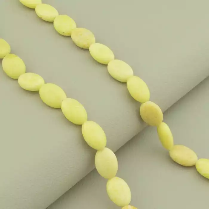 🏷️️ Намисто з жадеїтом зелене, 49 см ss_104591