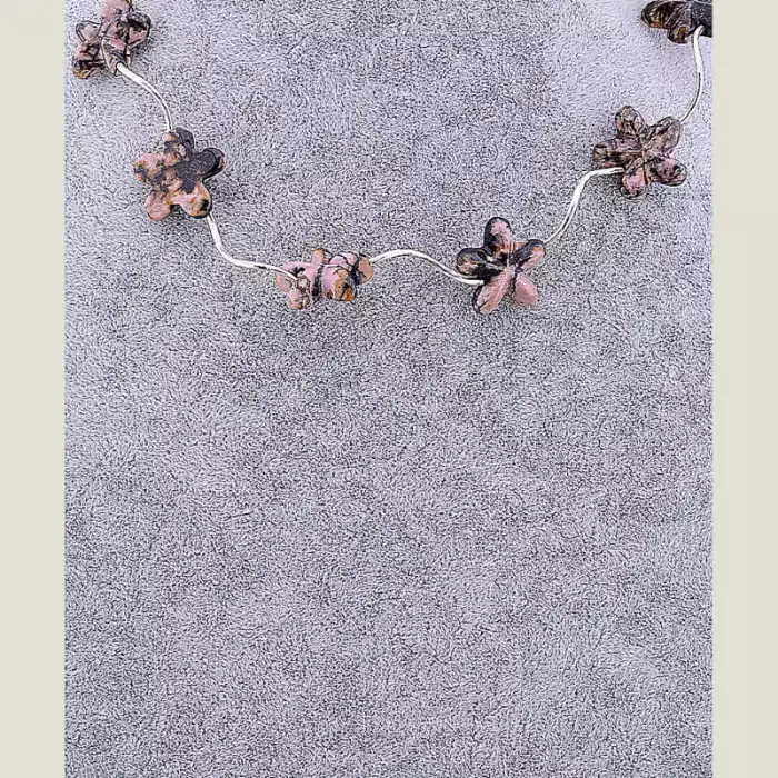 🏷️️ Намисто Родонит 50 см ss_80000