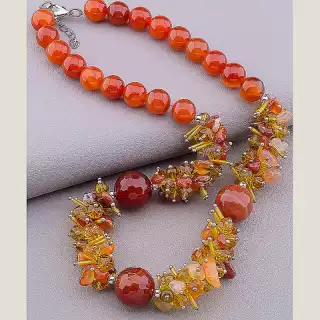 Намисто Сердолік 50 см