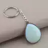 🏷️️ Брелок Stainless Steel Місячний камінь 11х30 мм F-58955