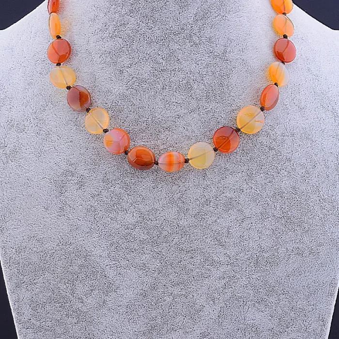 🏷️️ Намисто Сердолік 45 см ss_81342