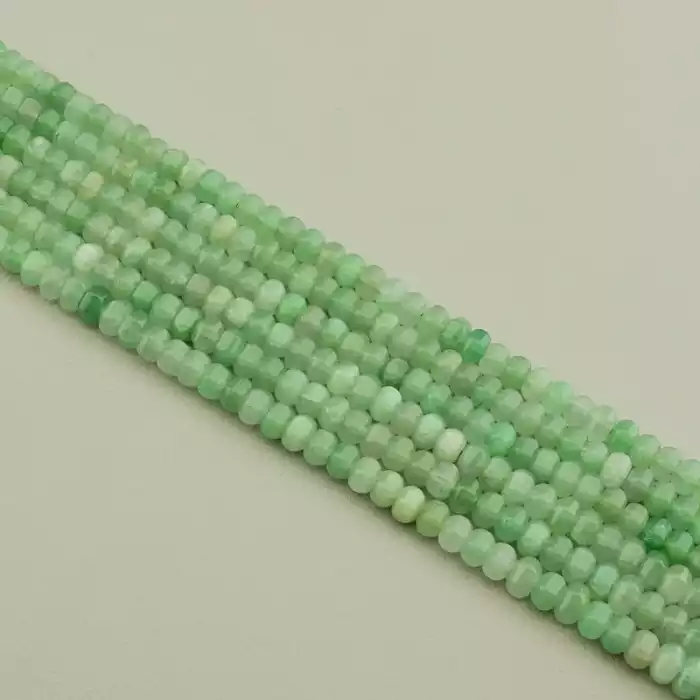 🏷️️ Намистини Нефрит 38 см 6 мм. (без застібки) ss_106524