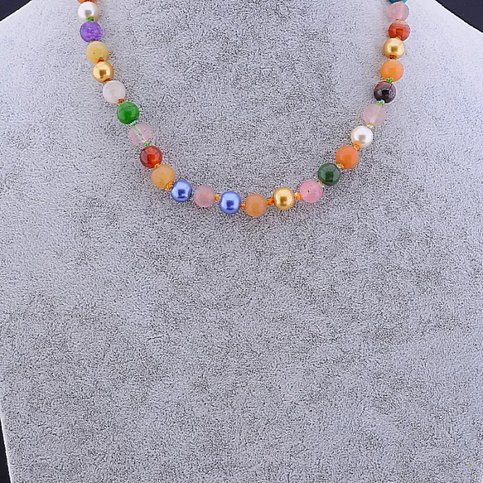 🏷️️ Намисто Самоцвіти 46 см ss_82166