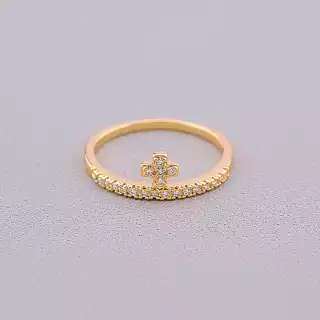 Каблучка Xuping Фіаніт (позолота 18к)