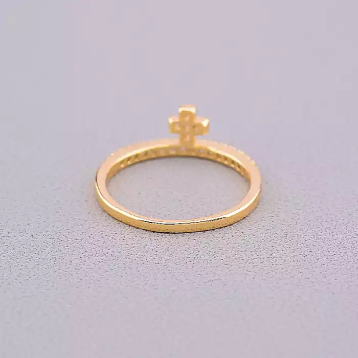 🏷️️ Каблучка Xuping Фіаніт (позолота 18к) ss_60612