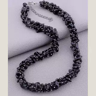 Намисто Обсідіан 47 см