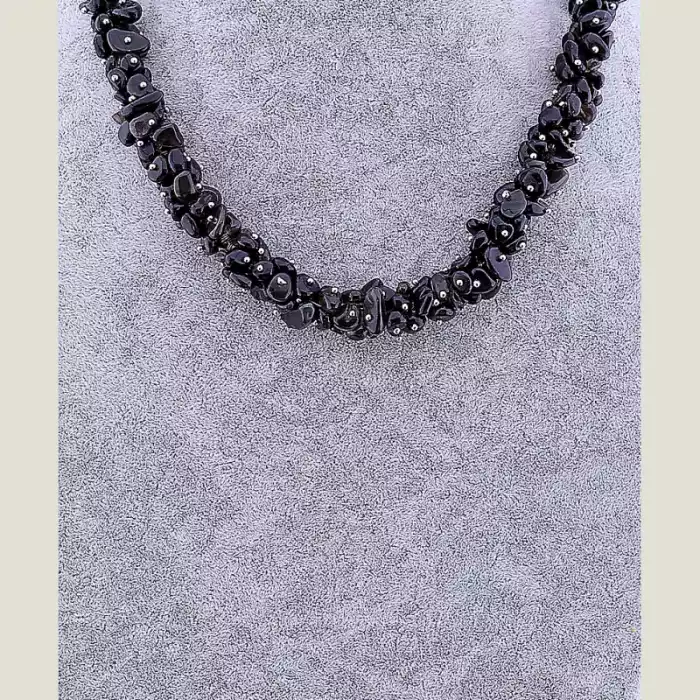 🏷️️ Намисто Обсідіан 47 см ss_74702