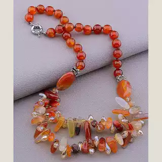 Намисто Сердолік 52 см