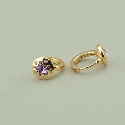 Сережки XUPING Swarovski (позолота 18к)