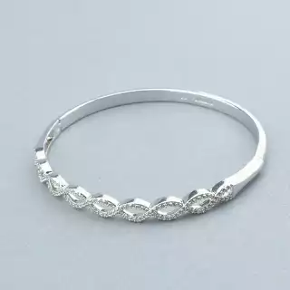 Браслет шарнірний Xuping (родій)