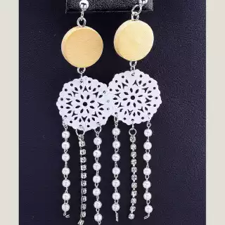 Сережки пусети Fashion Сrystal