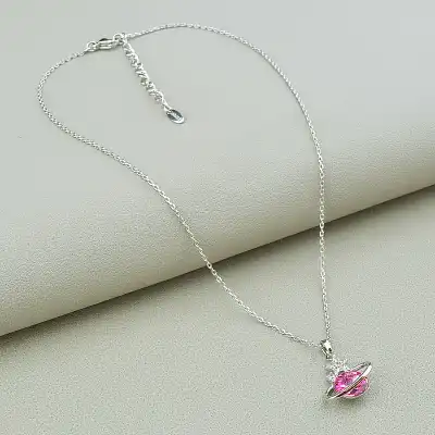 🏷️️ Підвіска планета Xuping Swarovski 35 см (родій) F-86455