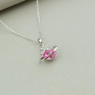 🏷️️ Підвіска планета Xuping Swarovski 35 см (родій) F-86455