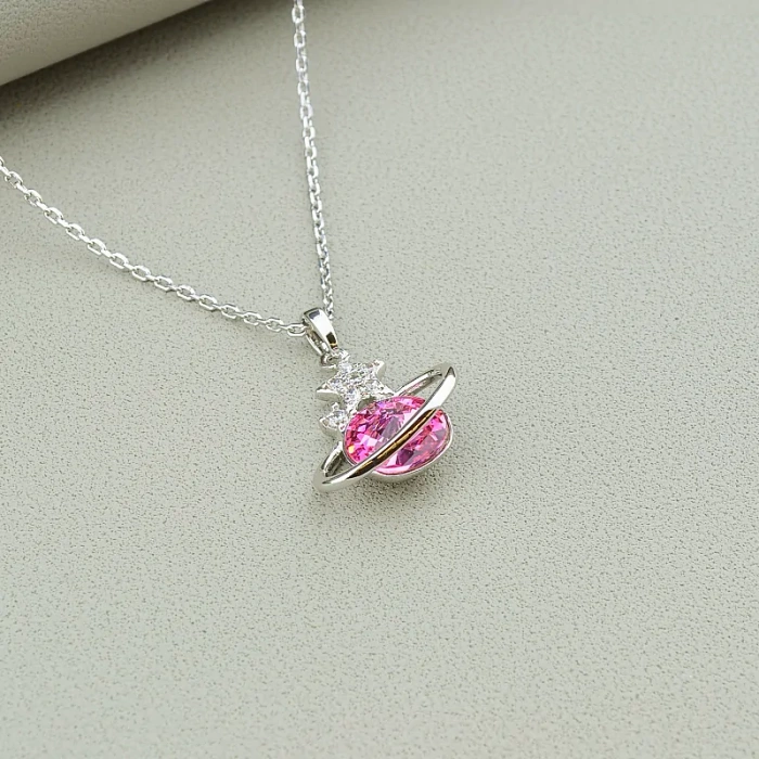 🏷️️ Підвіска планета XUPING Swarovski 35 см. (родій) ss_86455