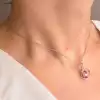 🏷️️ Підвіска планета Xuping Swarovski 35 см (родій) F-86455