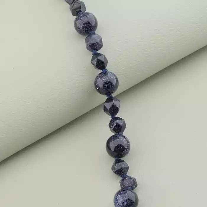 🏷️️ Намисто Каїрська ніч 51 см. ss_94500