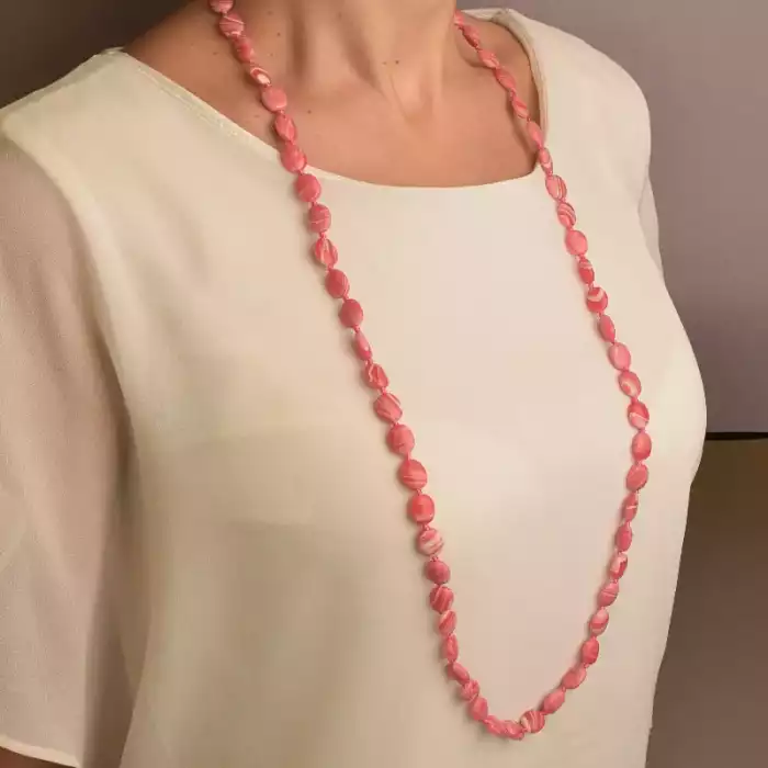 🏷️️ Намисто Сардонікс 88 см. ss_86666