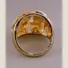 🏷️️ Перстень емаль Сrystal (позолота 18к) F-45016