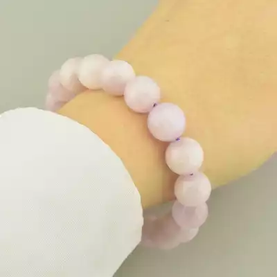 🏷️️ Браслет резинка Кунцит 19 см. 11 мм. F-103123