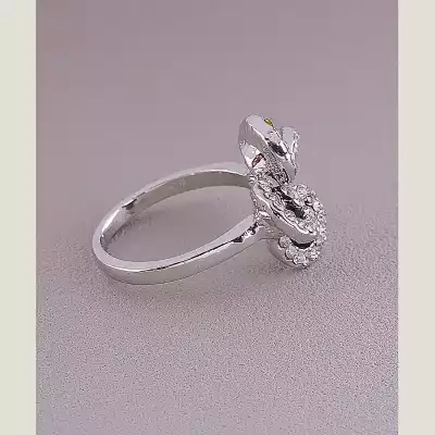 🏷️️ Каблучка емаль квітка Сrystal F-44994