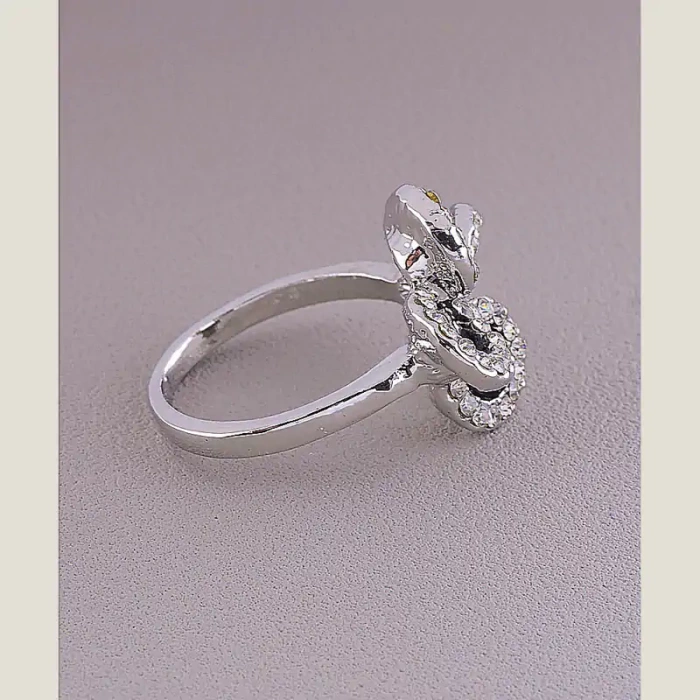 🏷️️ Каблучка емаль квітка Сrystal ss_44992