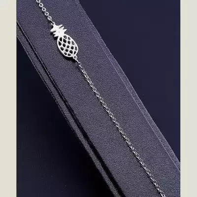 🏷️️ Браслет з карабіном Stainless Steel 16 см F-57132