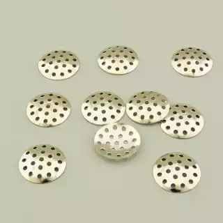 Вставка метал срібна (13,5х13,5 мм)