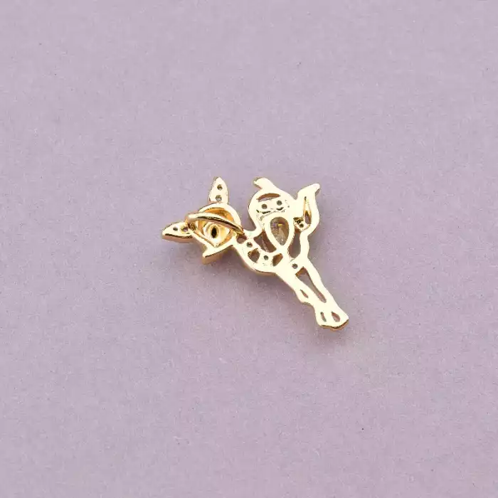 🏷️️ Кулон маленький олень Xuping Фіаніт (позолота 18к) ss_90439