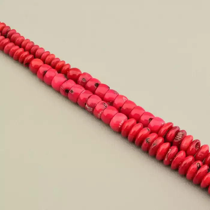 🏷️️ Намистини Корал 46 см (без застібки) F-105506