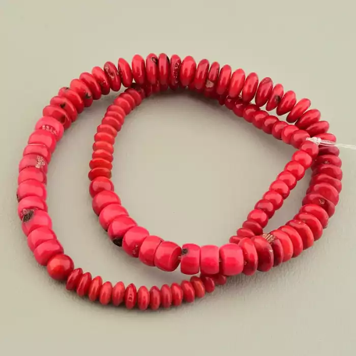 🏷️️ Намистини Корал 46 см (без застібки) F-105506