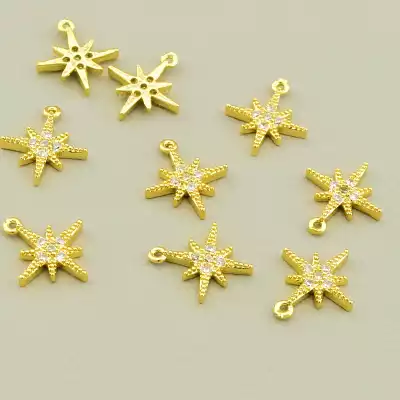 Кулон Фіаніт 11х10мм. (позолота 18к лимонна)