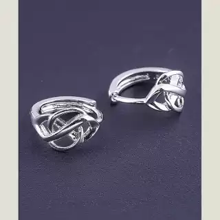 Сережки кільця Xuping (родій)