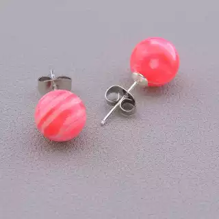 Сережки пусети Сардонікс (родій)