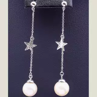 Сережки пусети Xuping (родій)